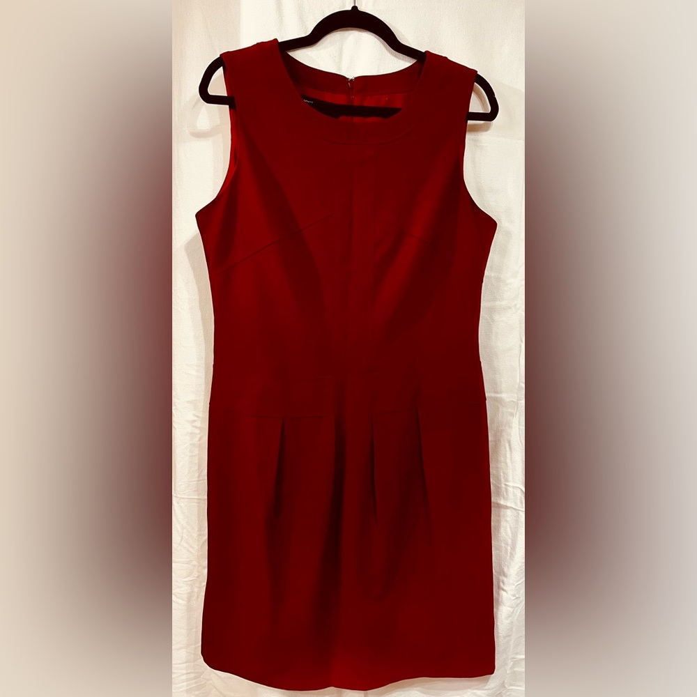 Jones New York Dress Red Size 14 Lined
